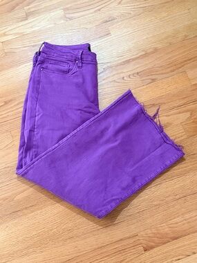 Kut from the Kloth Purple Meg Fab Ab Wide-Leg Jeans